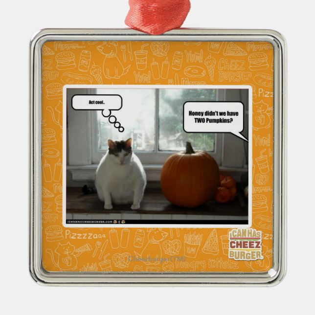 Ornement Carré Argenté Cool d'acte (Devant)