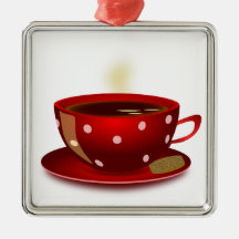 Coupe de café rouge
