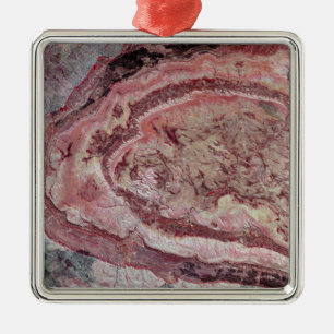 Ornement Carré Argenté Cratère d'araignée, Australie occidentale