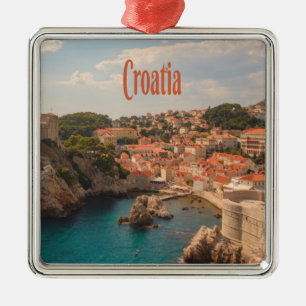 Ornement Carré Argenté Croatie Europe du Sud-Est Zagreb