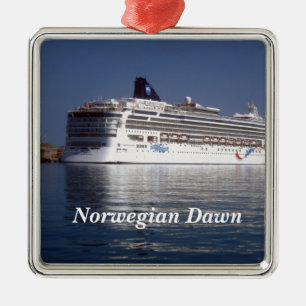 Ornement Carré Argenté Dawn norvégien