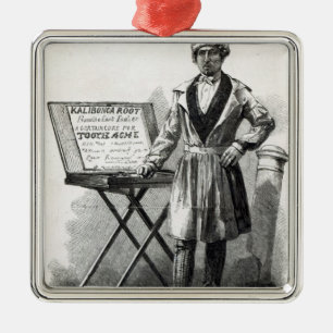 Ornement Carré Argenté Docteur Bokanky, le herboriste de rue