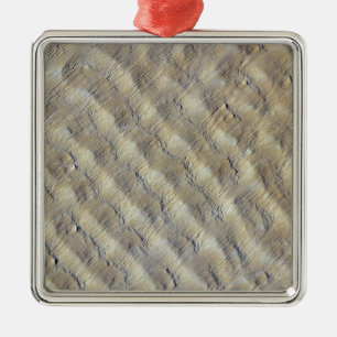 Ornement Carré Argenté Dunes de sable dans l'erg de Fachi-Bilma