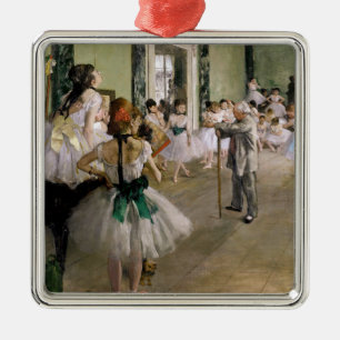 Ornement Carré Argenté Edgar Degas - Classe Danse