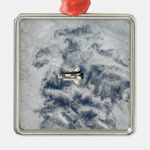 Ornement Carré Argenté Effort de navette spatiale 11