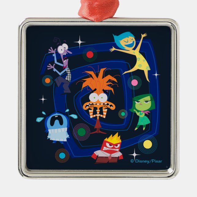 Ornement Carré Argenté Emotion Whirlwind (Devant)