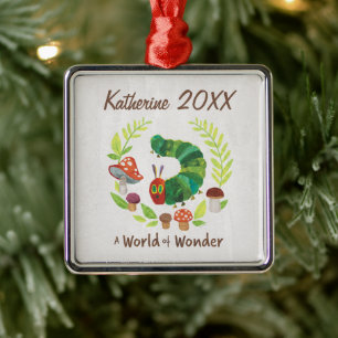 Ornement Carré Argenté Eric Carle   Un monde de merveilles