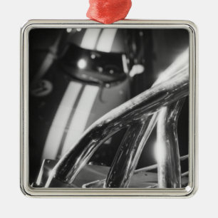 Ornement Carré Argenté Europe, Suisse, Genève. Salon de l'automobile de 