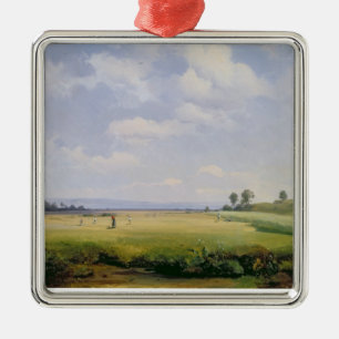 Ornement Carré Argenté Fenaison, 1838 (huile sur la toile)