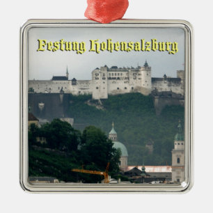 Ornement Carré Argenté Festung Hohensalzburg, Salzbourg Autriche