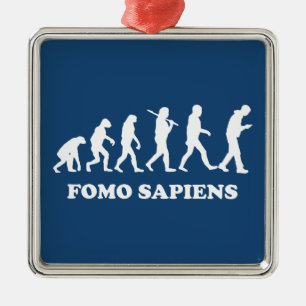 Ornement Carré Argenté Fomo Sapiens