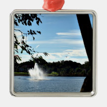Fontaine sur le lac Mirror