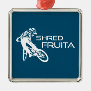 Ornement Carré Argenté Fruita Shred Colorado VTT