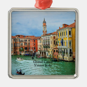 Ornement Carré Argenté Grand Canal, Venise, Italie