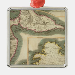 Ornement Carré Argenté Guadaloupe