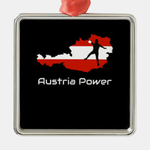 Ornement Carré Argenté Handball - Austria Power Austria Shirt