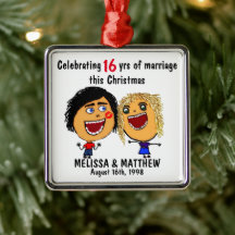 Happy Marriage Christmas Cartoon