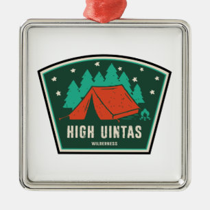 Ornement Carré Argenté High Uintas Wilderness Utah Camping