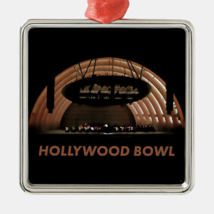 Ornement Carré Argenté Hollywood Bowl