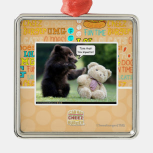 Ornement Carré Argenté Imposter !