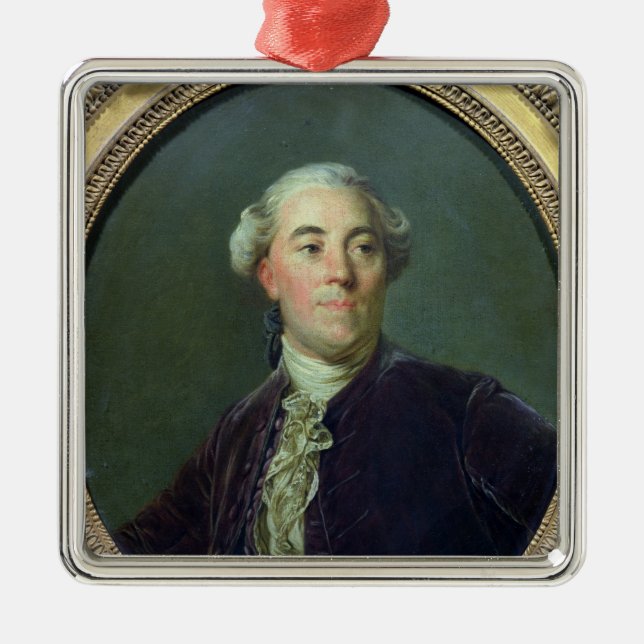 Ornement Carré Argenté Jacques Necker c.1781 (Devant)