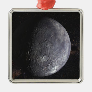 Ornement Carré Argenté Kuiper Belt, objet