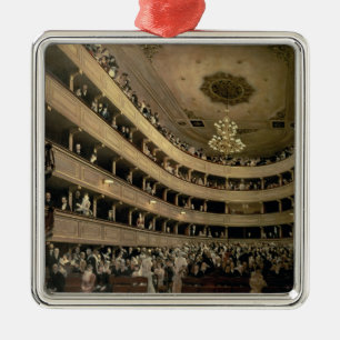 Ornement Carré Argenté L'amphithéâtre du vieux théâtre de château, 1
