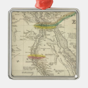 Ornement Carré Argenté L'Egypte 7