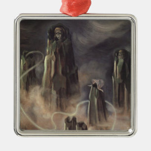 Ornement Carré Argenté Les âmes de la montagne (par Remedios Varo)