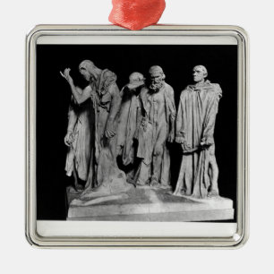 Ornement Carré Argenté Les bourgeoiss de Calais, 1889