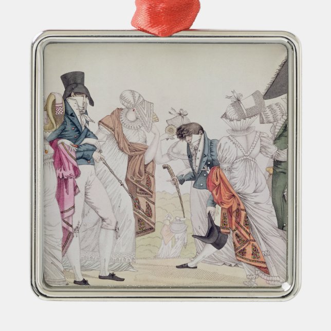 Ornement Carré Argenté Les Invisibles', c.1807 (Devant)