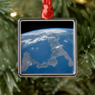 Ornement Carré Argenté L'Italie Et Sa Sicile.