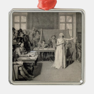 Ornement Carré Argenté Marie-Antoinette de la Habsbourg-Lorraine 2