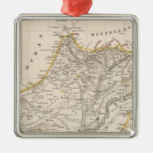 Ornement Carré Argenté Maroc