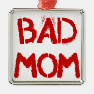 Ornement Carré Argenté Mauvaise maman