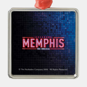 Ornement Carré Argenté MEMPHIS - le logo musical