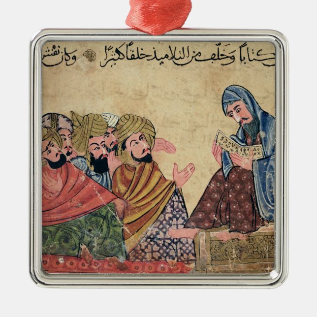 Ornement Carré Argenté Milliseconde Ahmed III 3206 le philosophe (Devant)