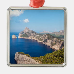 Ornement Carré Argenté Mirador es Colomer en Casquette de Formentor - Mal
