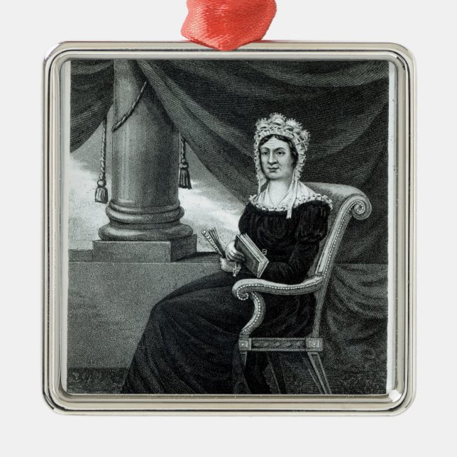 Ornement Carré Argenté Mme Rachel Jackson (Devant)