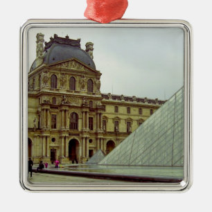 Ornement Carré Argenté Musée de Louvre