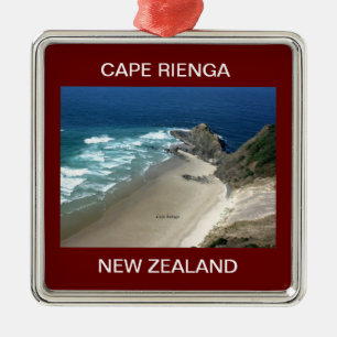 Ornement Carré Argenté Nouvelle-Zélande, Cap Rienga,