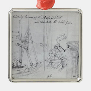 Ornement Carré Argenté Nouvelles maisons de construction