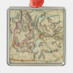 Ornement Carré Argenté Oaxaca, Mexique