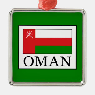 Ornement Carré Argenté Oman