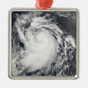 Ornement Carré Argenté Ouragan Elida