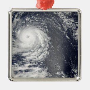 Ornement Carré Argenté Ouragan Igor 2