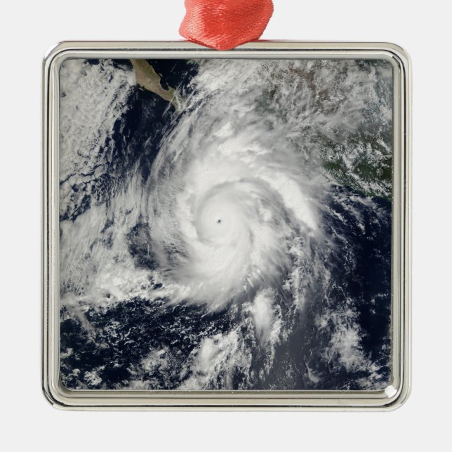 Ornement Carré Argenté Ouragan Kenna 2 (Devant)