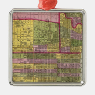 Ornement Carré Argenté Philadelphie 3