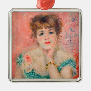 Ornement Carré Argenté Pierre-Auguste Renoir - Actrice Jeanne Samary
