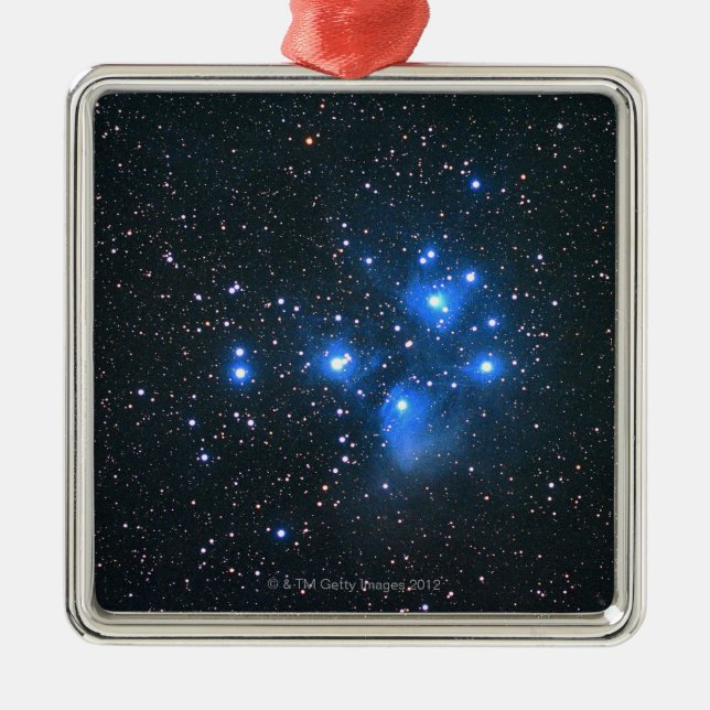 Ornement Carré Argenté Pleiades 2 (Devant)